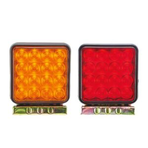 FLASHING LIGHT LED SQUARE WITH BRACKET